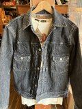 SUGAR CANE 14.25oz. BLACK DENIM JACKET 1953 AGED MODEL