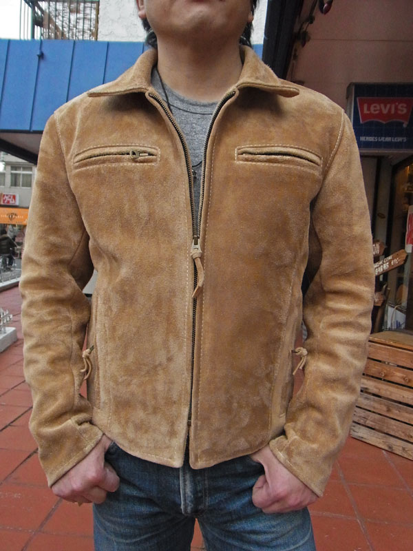 FULLNELSON ORIGINAL SUEDE LEATHER JACKET「MURDOCH」 オリジナルスウェードレザーシングルライダース 「マードック」